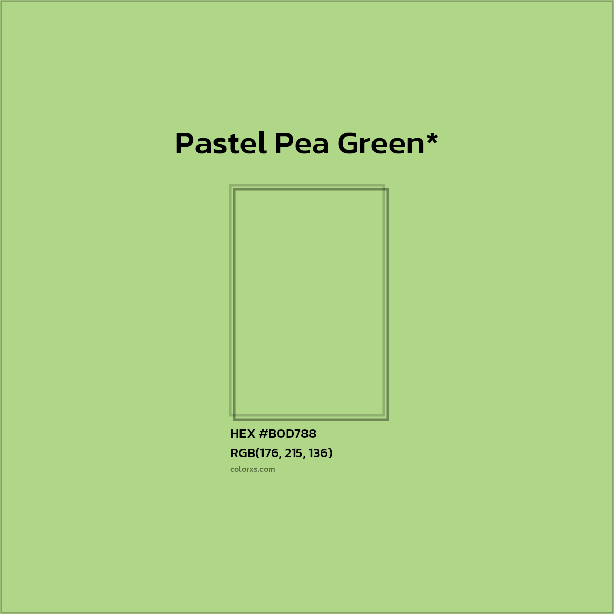 HEX #B0D788 Color Name, Color Code, Palettes, Similar Paints, Images