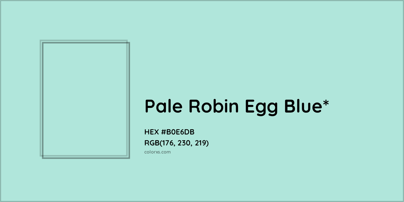 HEX #B0E6DB Color Name, Color Code, Palettes, Similar Paints, Images