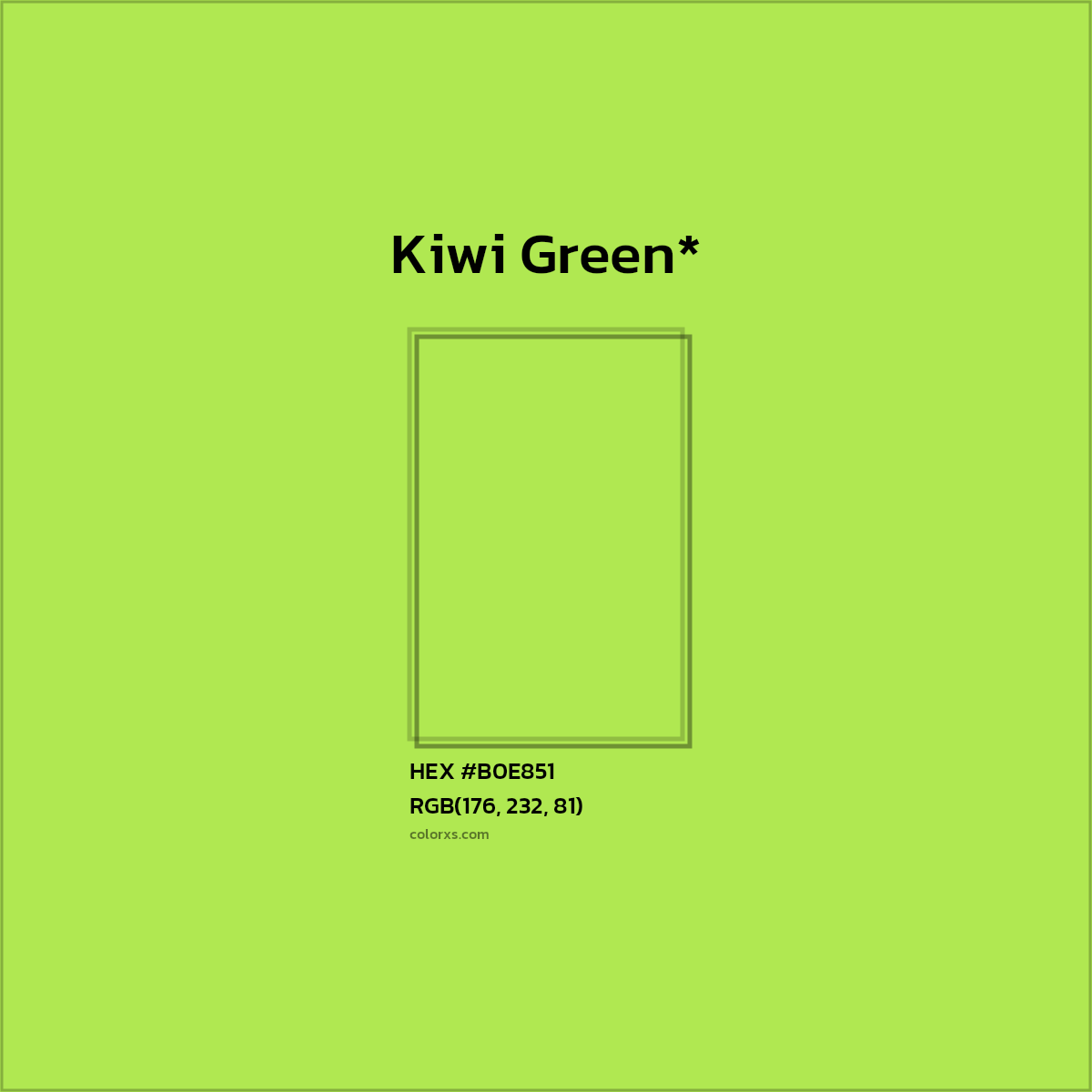 HEX #B0E851 Color Name, Color Code, Palettes, Similar Paints, Images