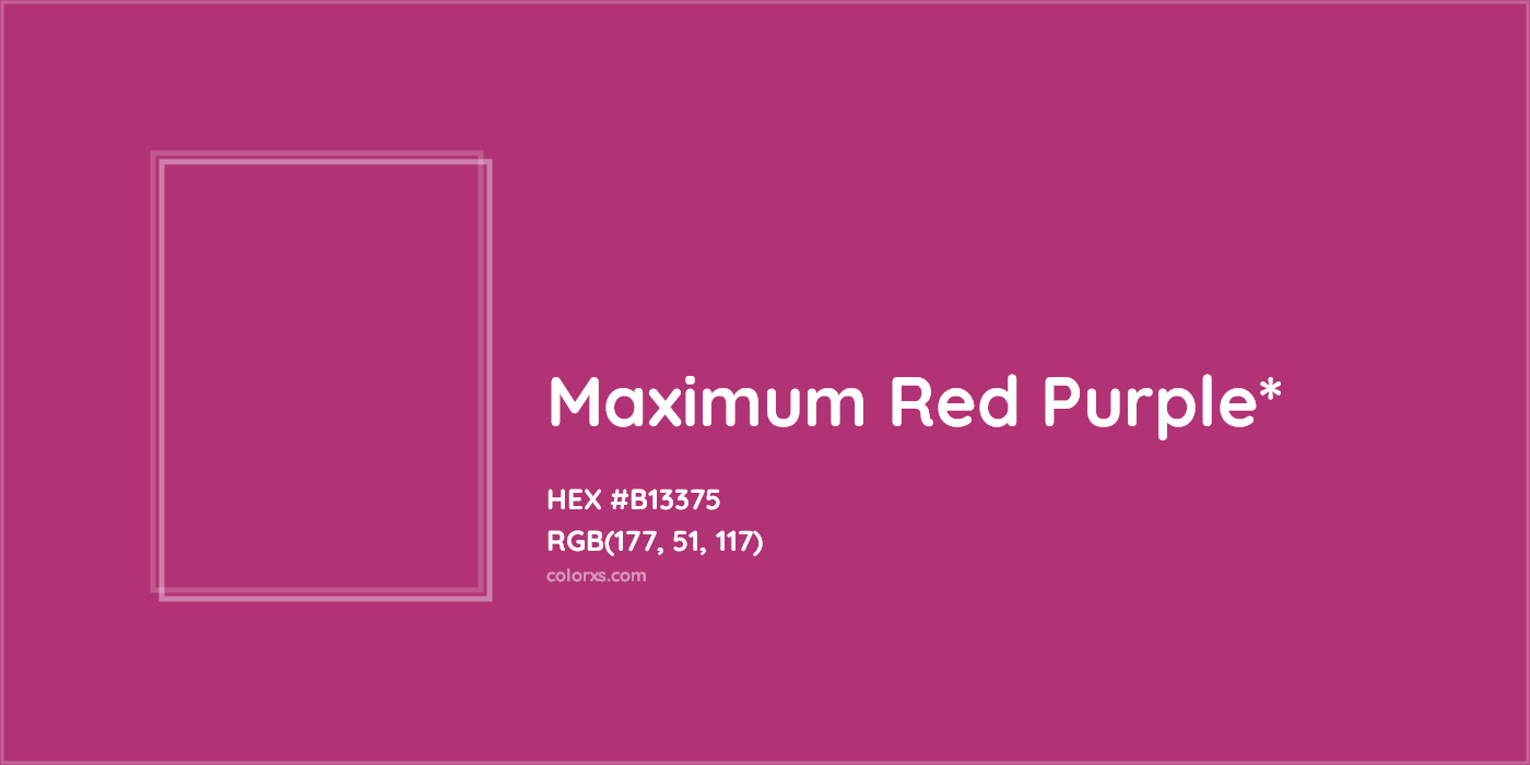 HEX #B13375 Color Name, Color Code, Palettes, Similar Paints, Images