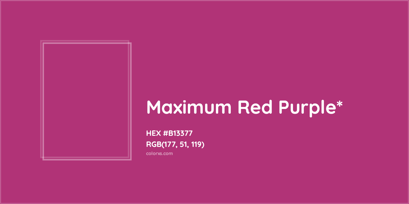 HEX #B13377 Color Name, Color Code, Palettes, Similar Paints, Images
