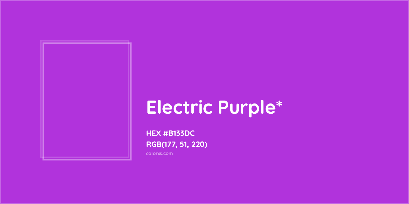 HEX #B133DC Color Name, Color Code, Palettes, Similar Paints, Images