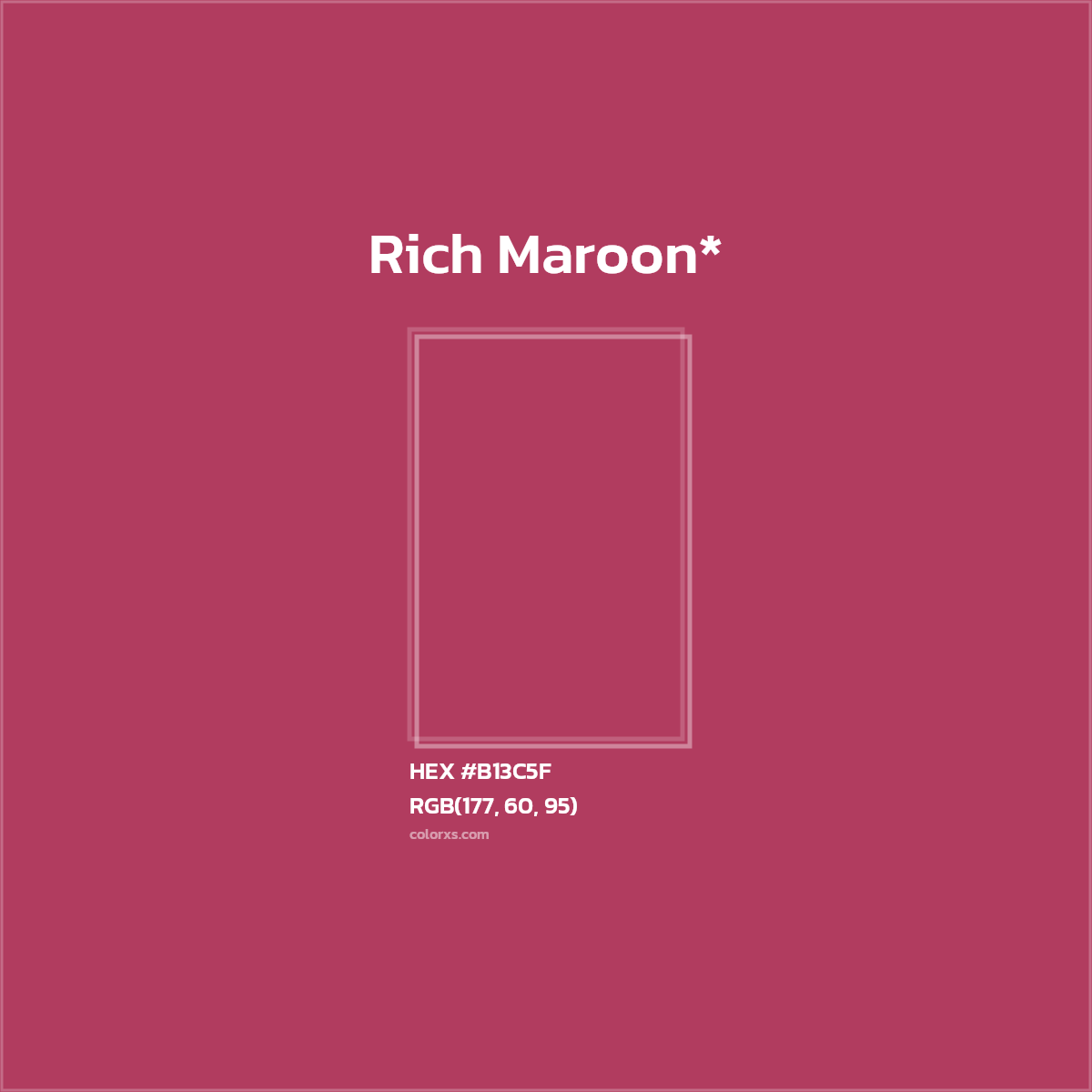 HEX #B13C5F Color Name, Color Code, Palettes, Similar Paints, Images
