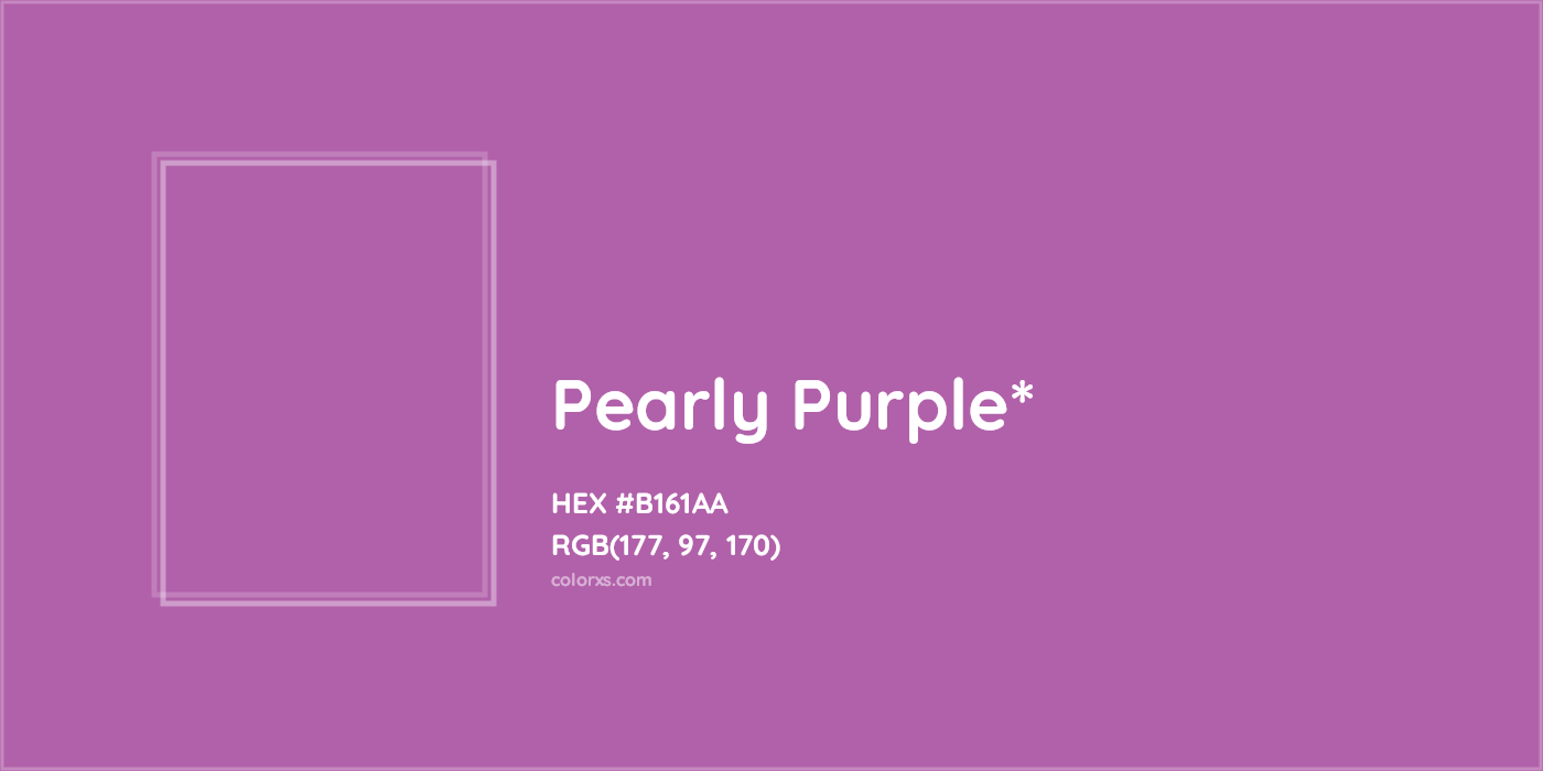 HEX #B161AA Color Name, Color Code, Palettes, Similar Paints, Images