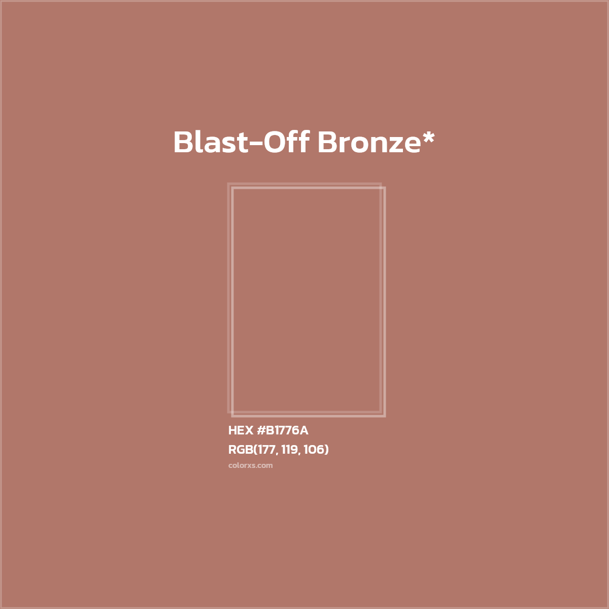 HEX #B1776A Color Name, Color Code, Palettes, Similar Paints, Images