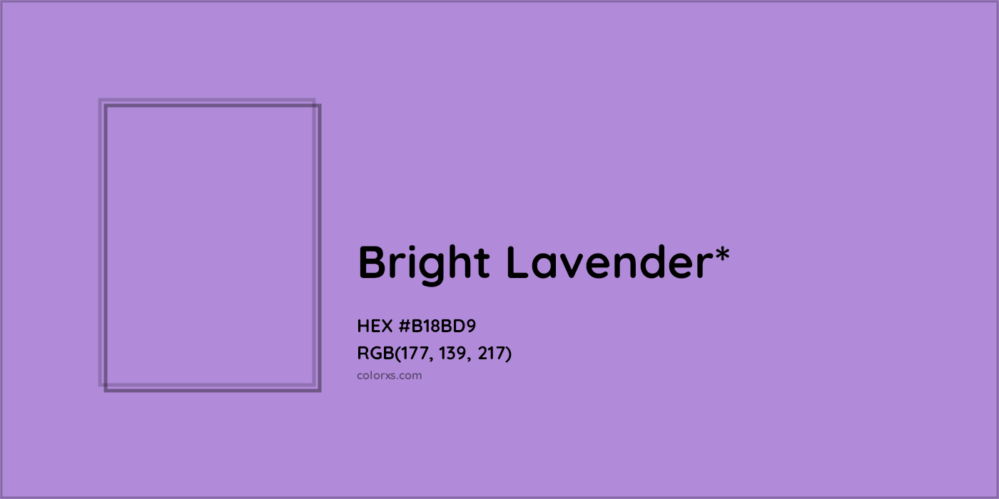 HEX #B18BD9 Color Name, Color Code, Palettes, Similar Paints, Images