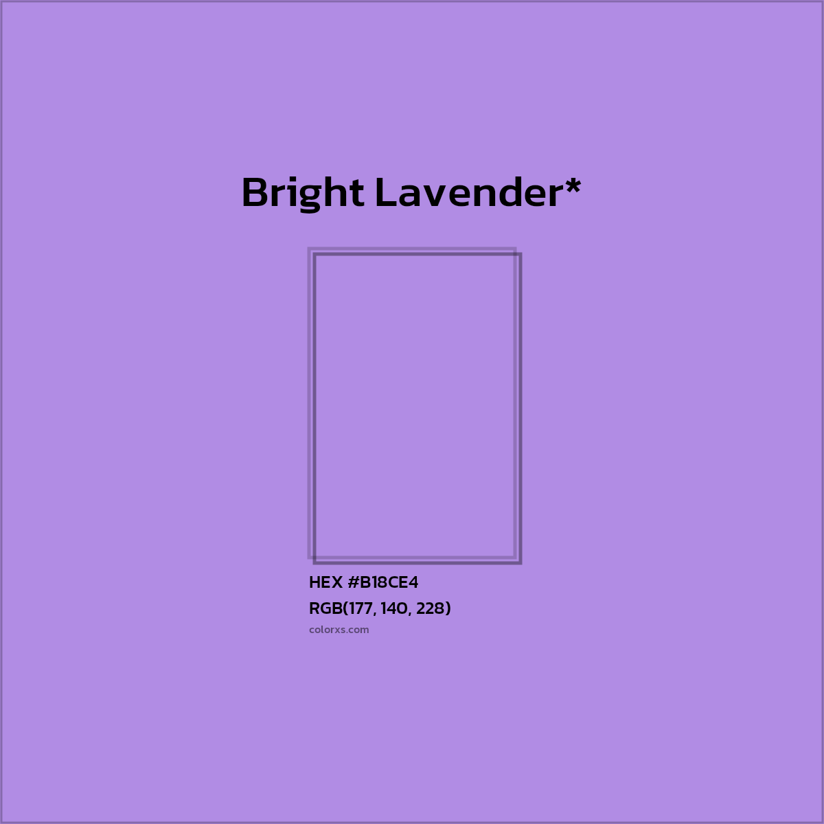 HEX #B18CE4 Color Name, Color Code, Palettes, Similar Paints, Images