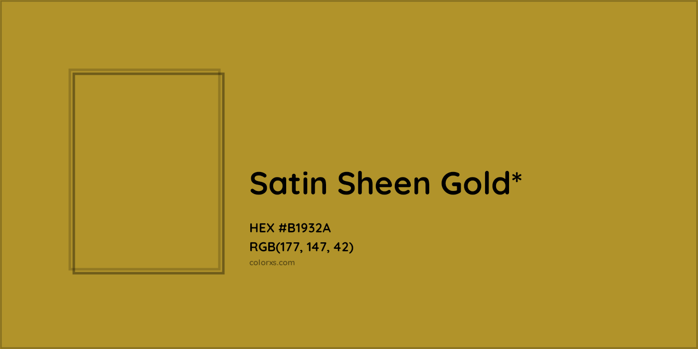 HEX #B1932A Color Name, Color Code, Palettes, Similar Paints, Images