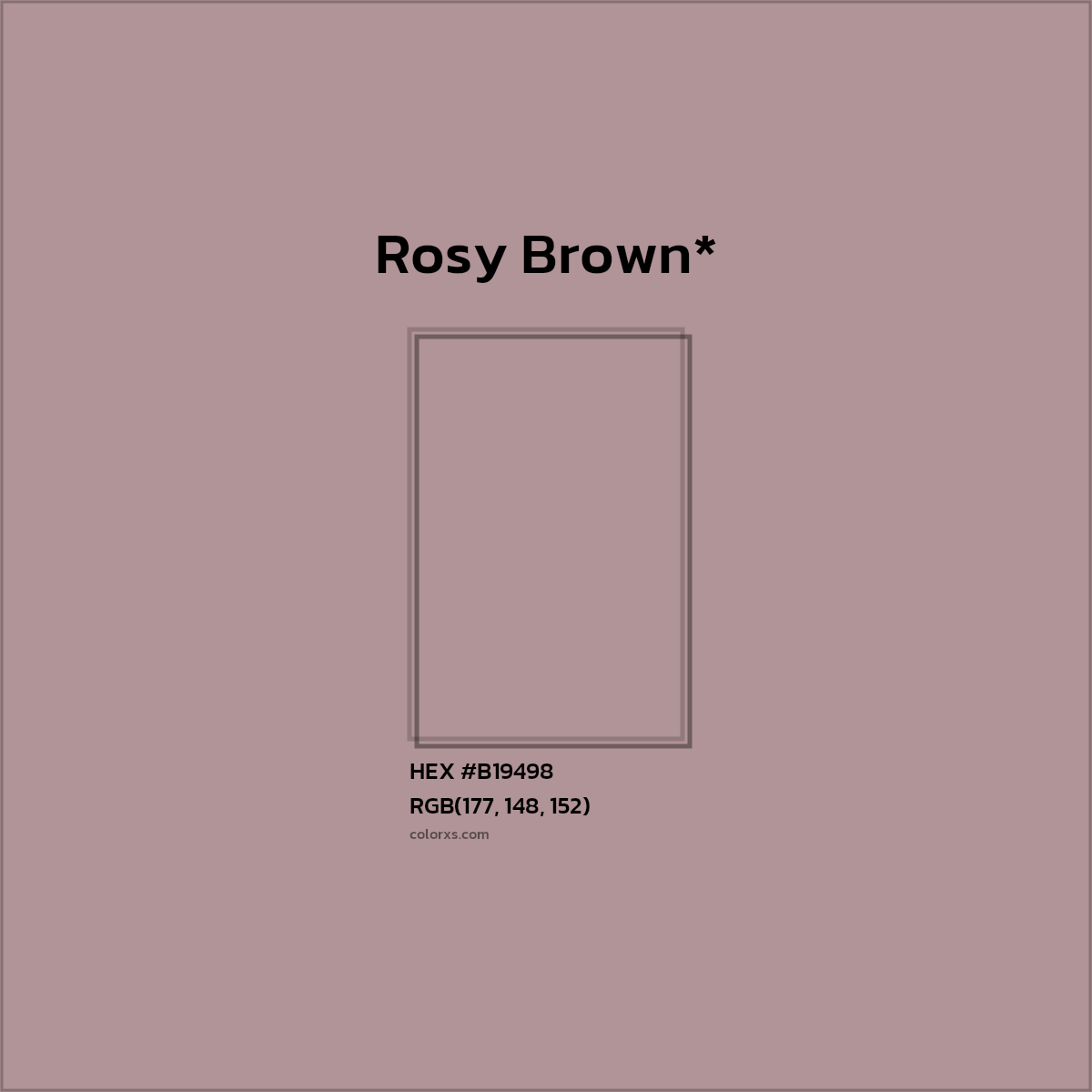 HEX #B19498 Color Name, Color Code, Palettes, Similar Paints, Images