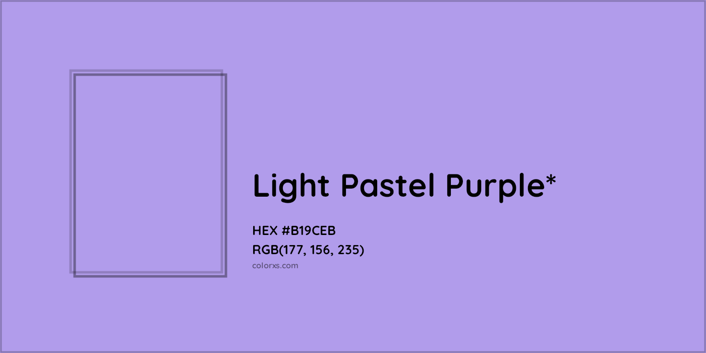 HEX #B19CEB Color Name, Color Code, Palettes, Similar Paints, Images
