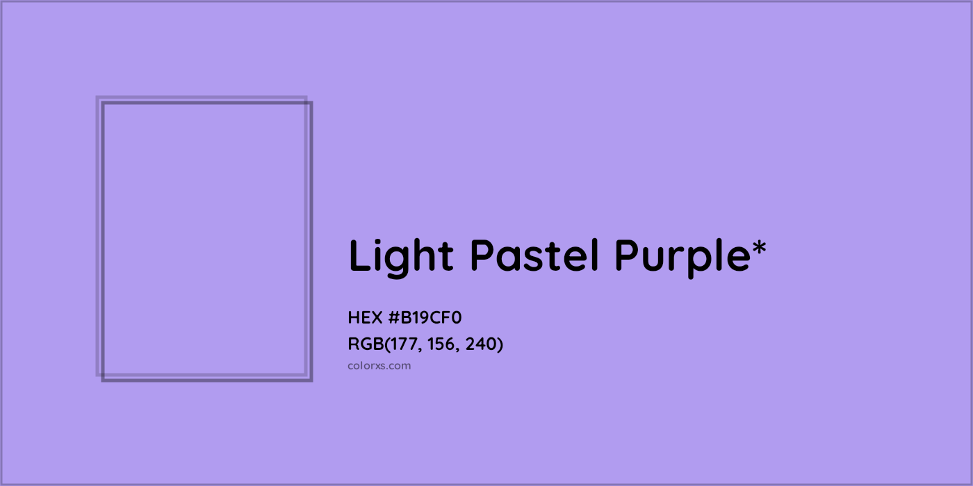 HEX #B19CF0 Color Name, Color Code, Palettes, Similar Paints, Images