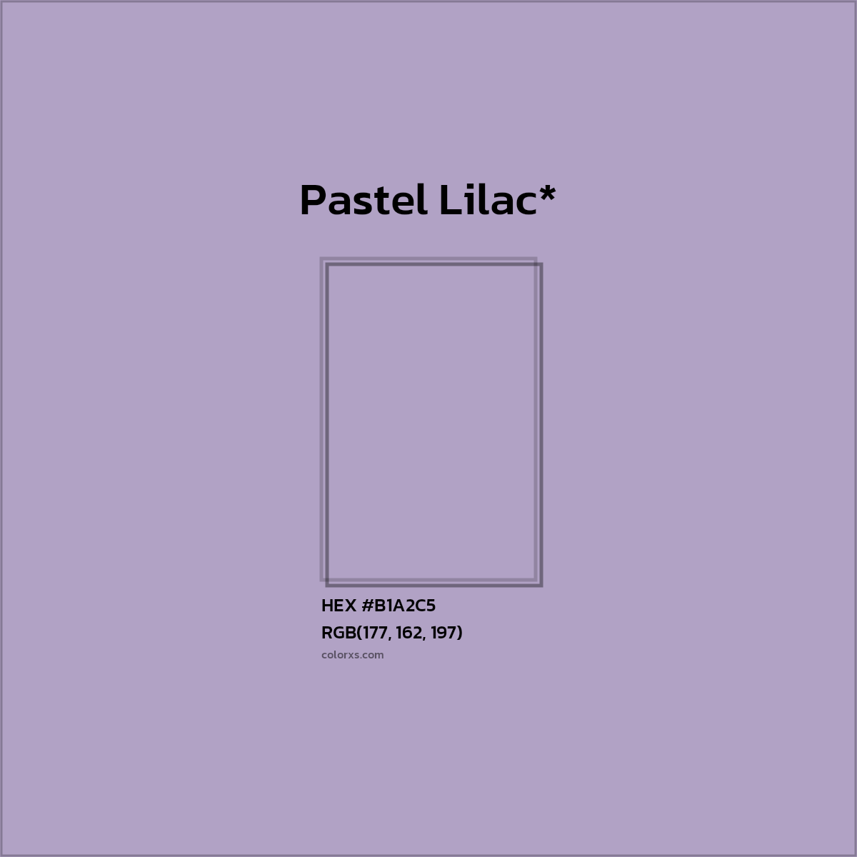 HEX #B1A2C5 Color Name, Color Code, Palettes, Similar Paints, Images