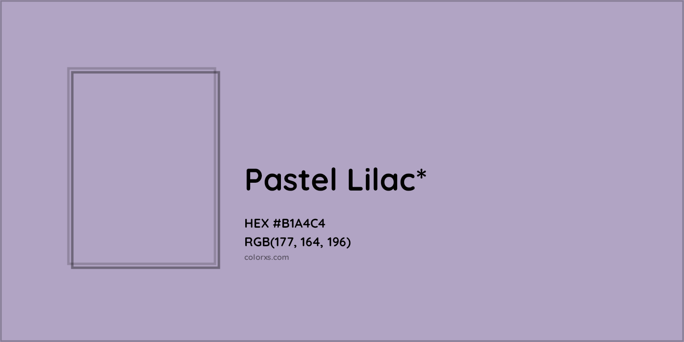 HEX #B1A4C4 Color Name, Color Code, Palettes, Similar Paints, Images