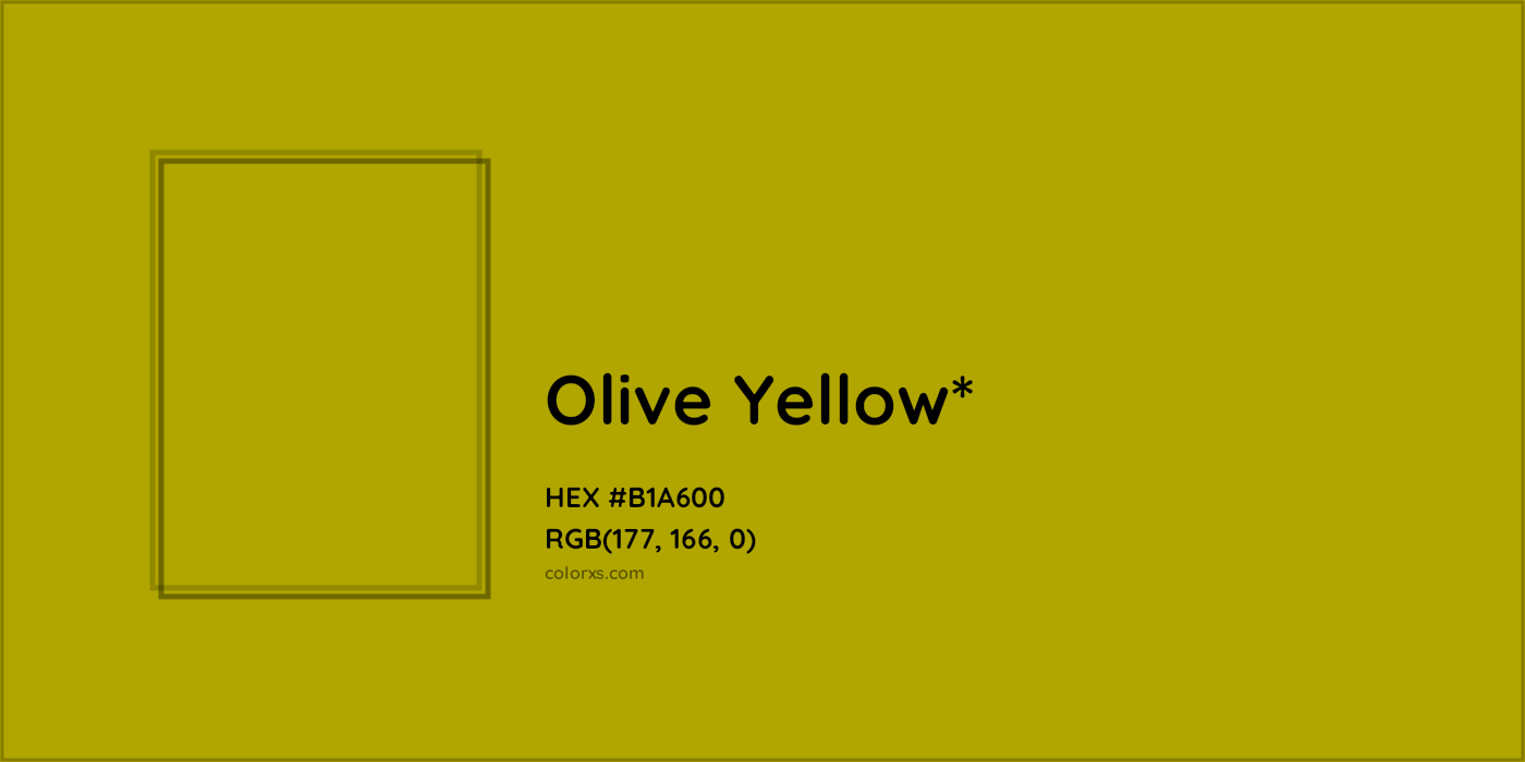 HEX #B1A600 Color Name, Color Code, Palettes, Similar Paints, Images