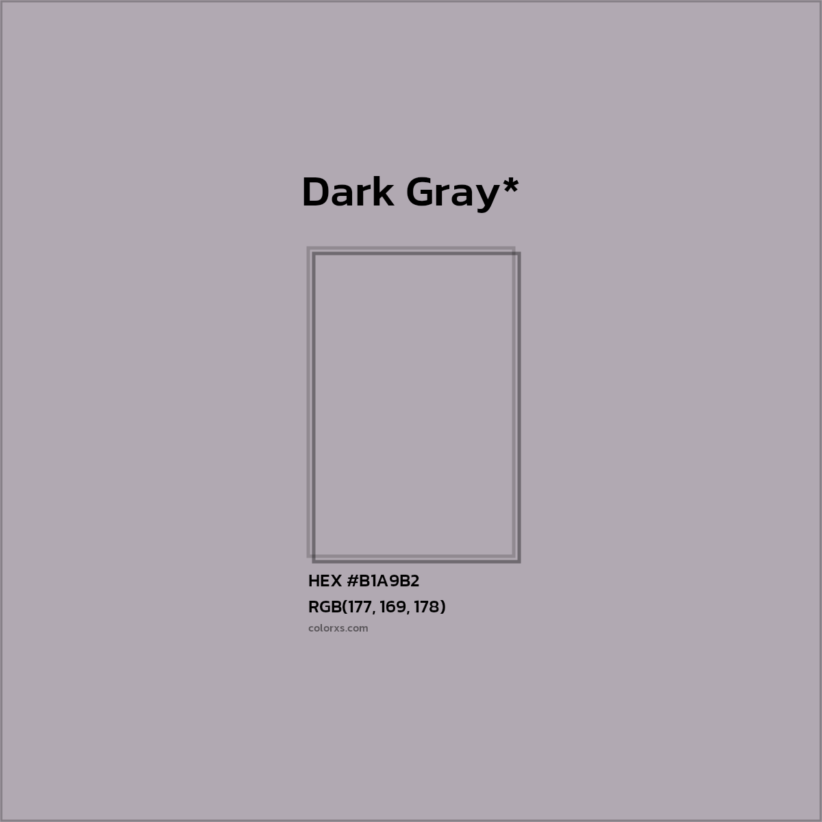 HEX #B1A9B2 Color Name, Color Code, Palettes, Similar Paints, Images