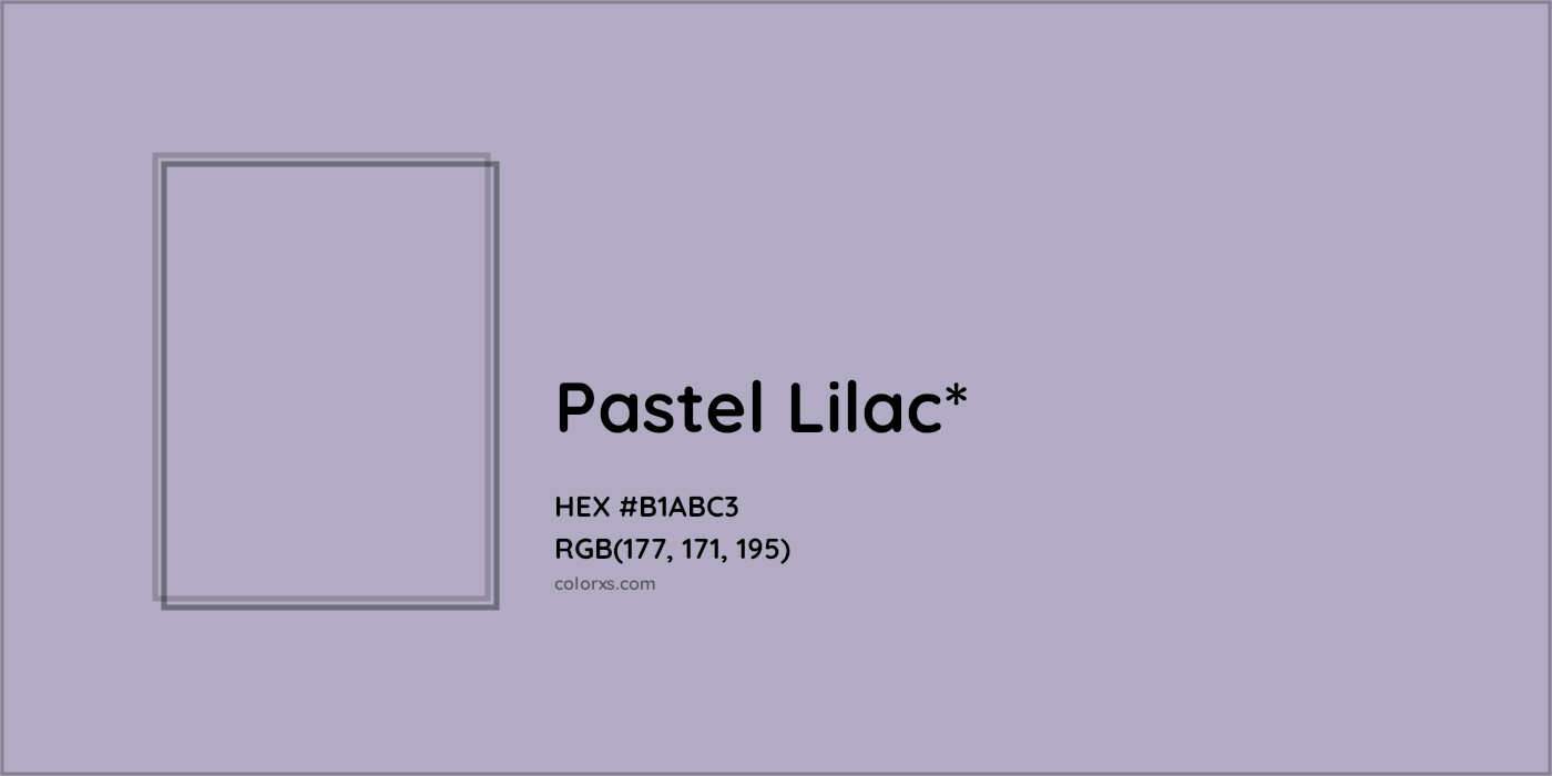 HEX #B1ABC3 Color Name, Color Code, Palettes, Similar Paints, Images