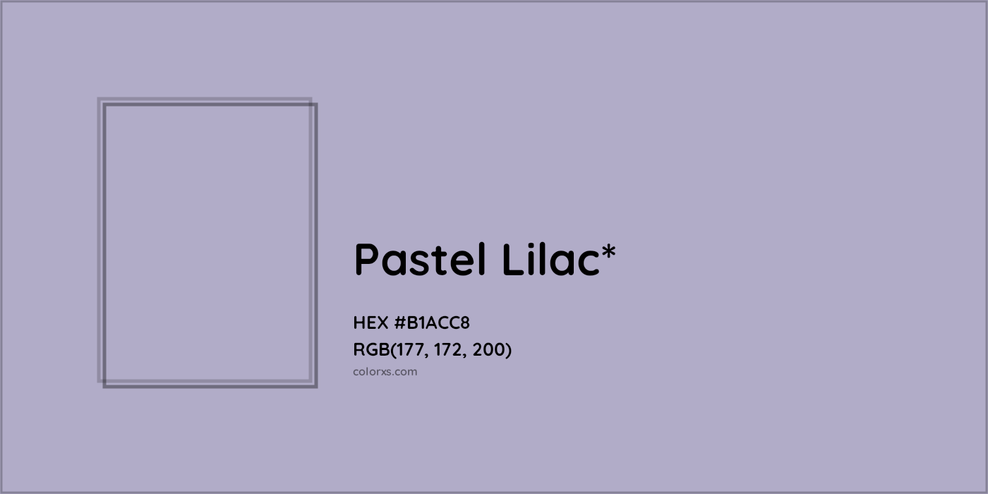 HEX #B1ACC8 Color Name, Color Code, Palettes, Similar Paints, Images