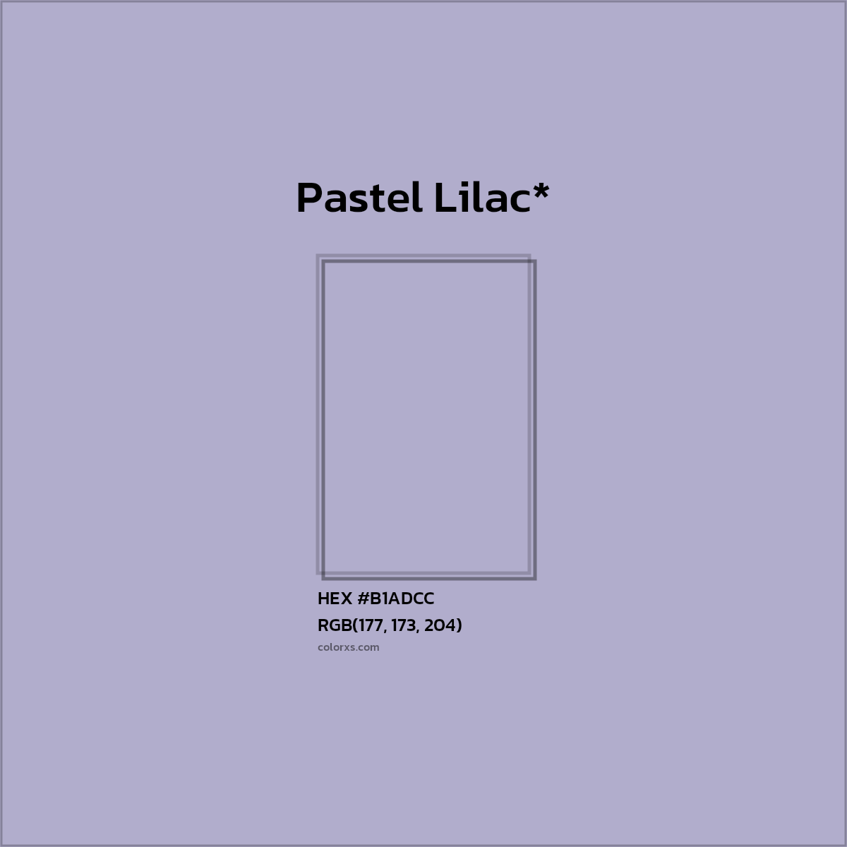 HEX #B1ADCC Color Name, Color Code, Palettes, Similar Paints, Images