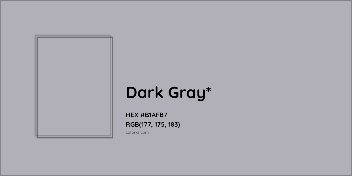 HEX #B1AFB7 Color Name, Color Code, Palettes, Similar Paints, Images