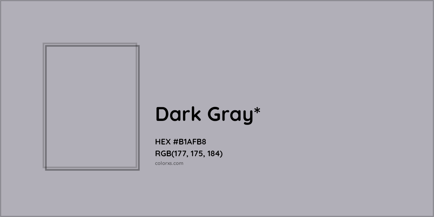HEX #B1AFB8 Color Name, Color Code, Palettes, Similar Paints, Images