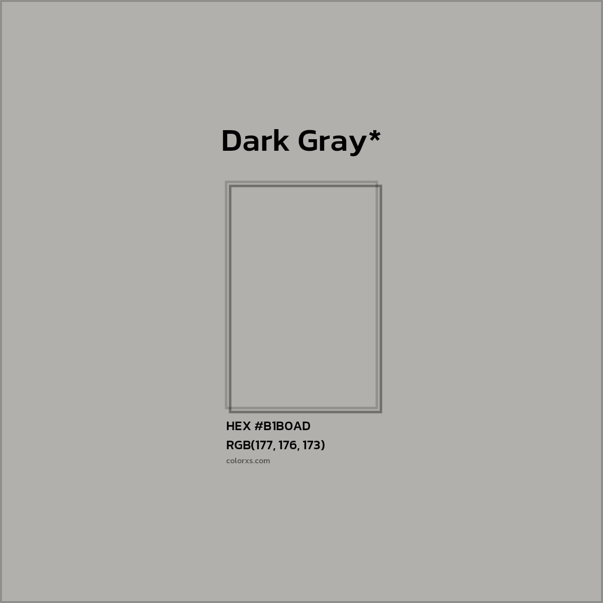 HEX #B1B0AD Color Name, Color Code, Palettes, Similar Paints, Images