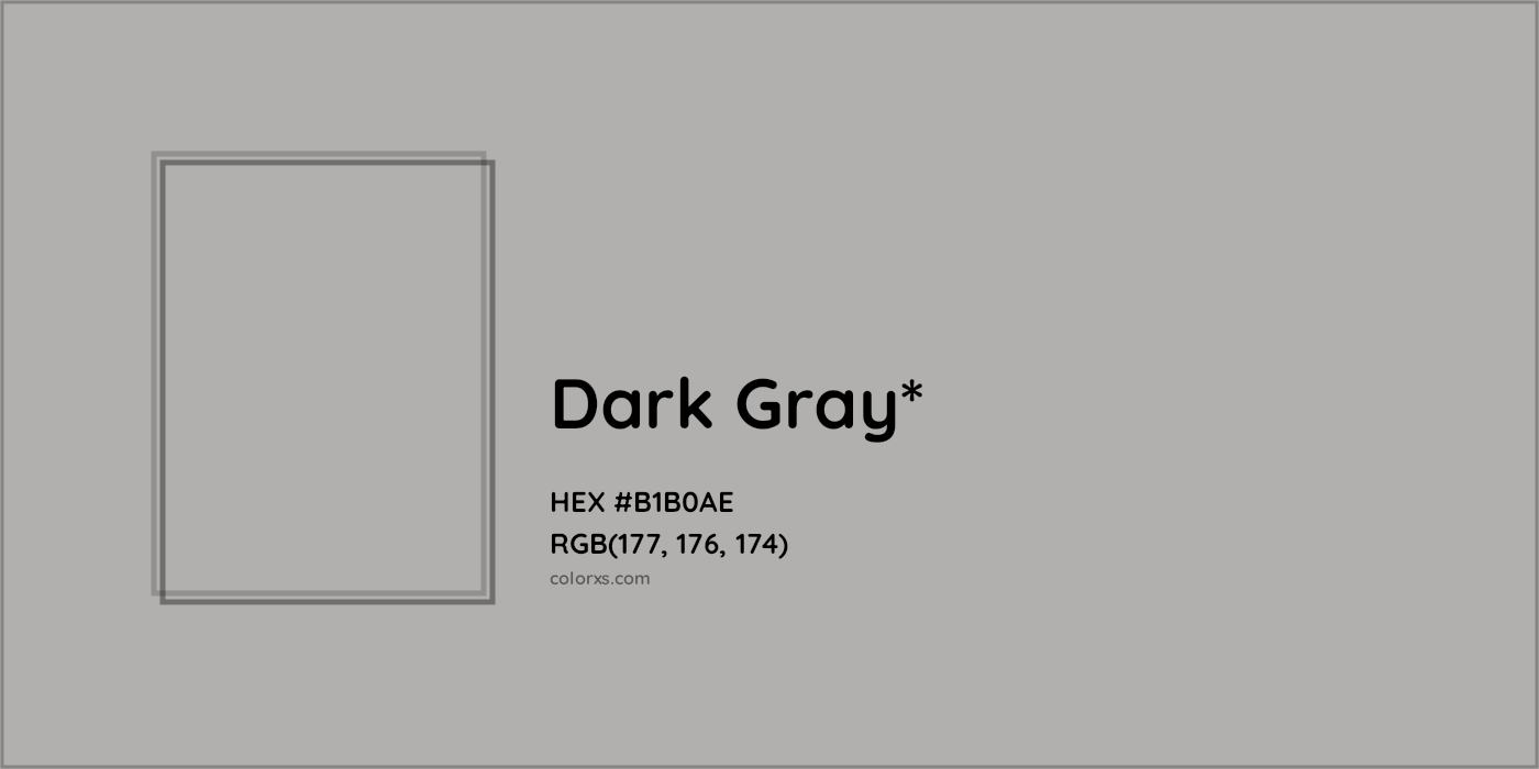 HEX #B1B0AE Color Name, Color Code, Palettes, Similar Paints, Images
