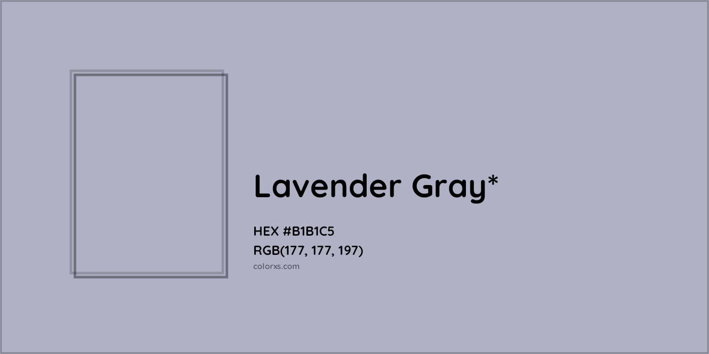 HEX #B1B1C5 Color Name, Color Code, Palettes, Similar Paints, Images
