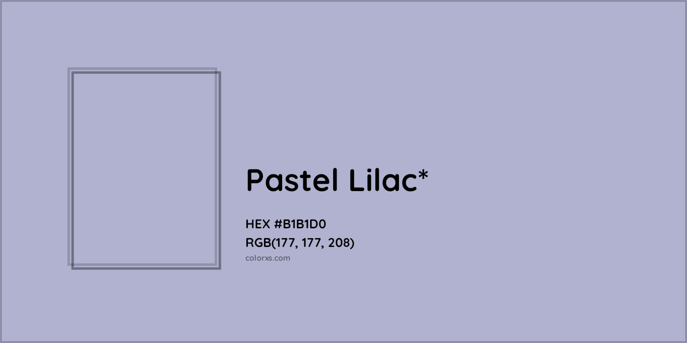 HEX #B1B1D0 Color Name, Color Code, Palettes, Similar Paints, Images