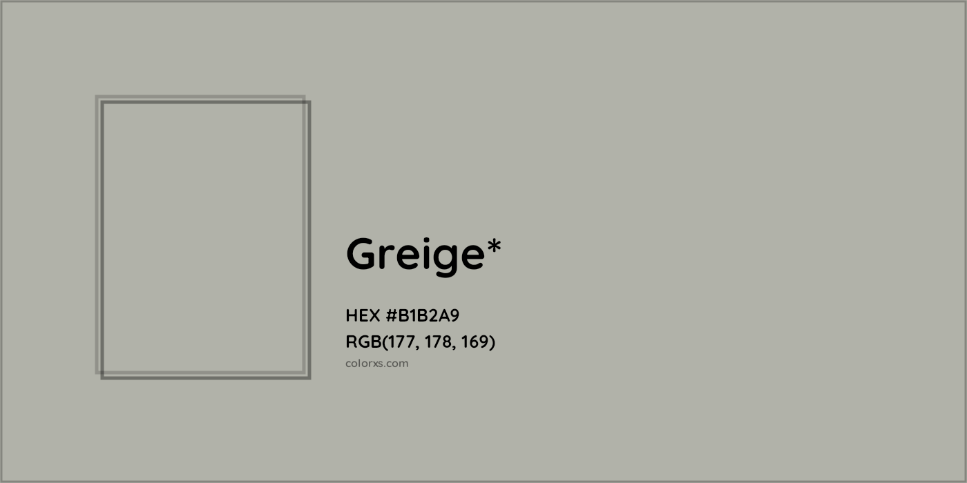 HEX #B1B2A9 Color Name, Color Code, Palettes, Similar Paints, Images