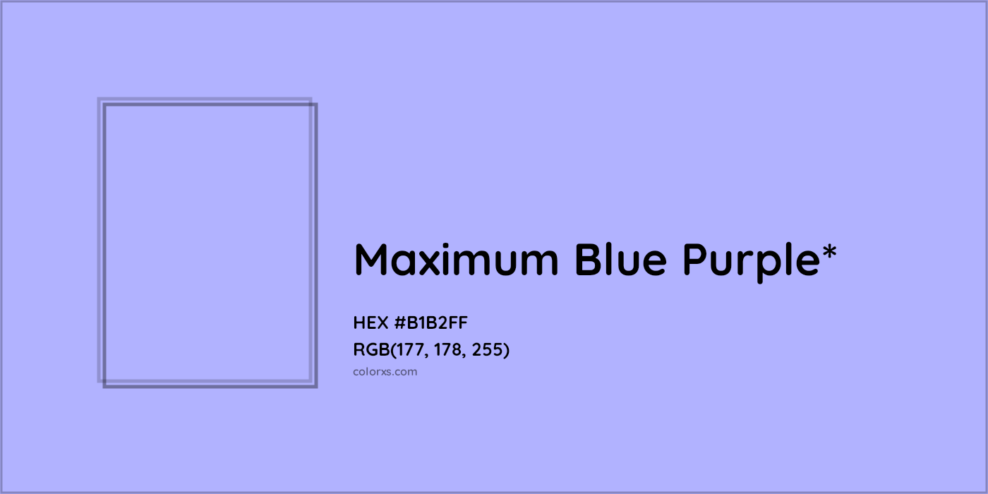 HEX #B1B2FF Color Name, Color Code, Palettes, Similar Paints, Images