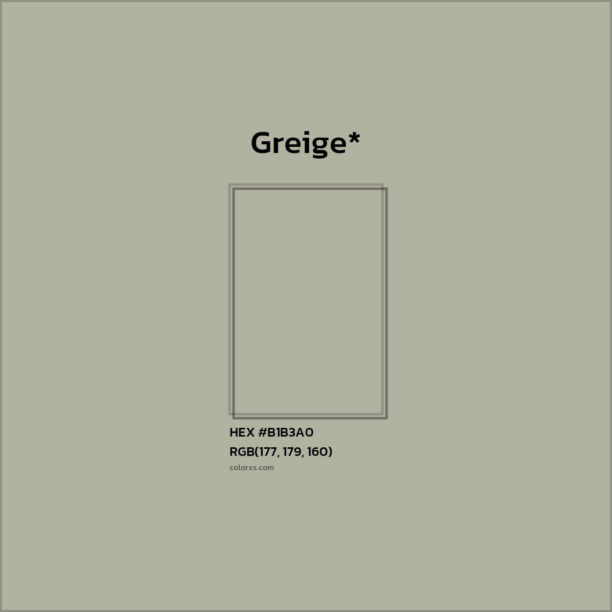 HEX #B1B3A0 Color Name, Color Code, Palettes, Similar Paints, Images