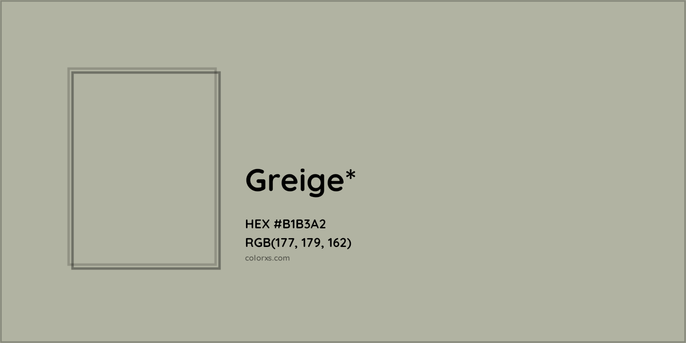 HEX #B1B3A2 Color Name, Color Code, Palettes, Similar Paints, Images
