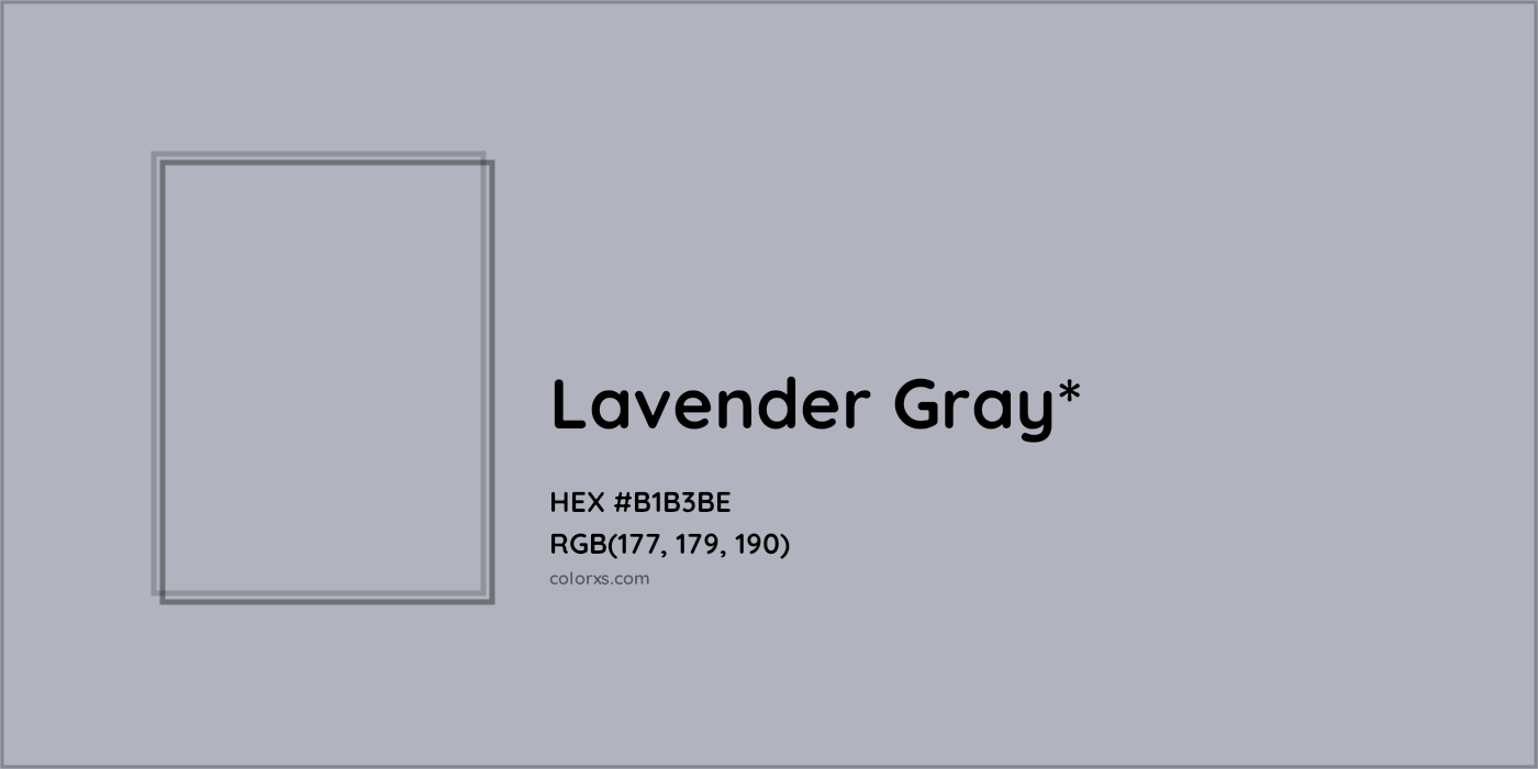 HEX #B1B3BE Color Name, Color Code, Palettes, Similar Paints, Images