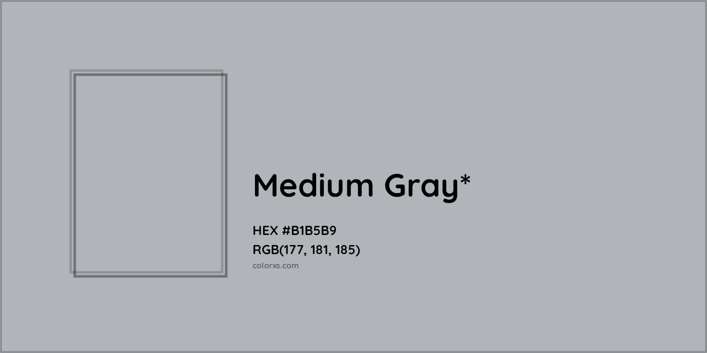 HEX #B1B5B9 Color Name, Color Code, Palettes, Similar Paints, Images