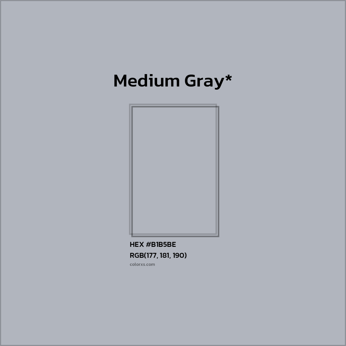 HEX #B1B5BE Color Name, Color Code, Palettes, Similar Paints, Images