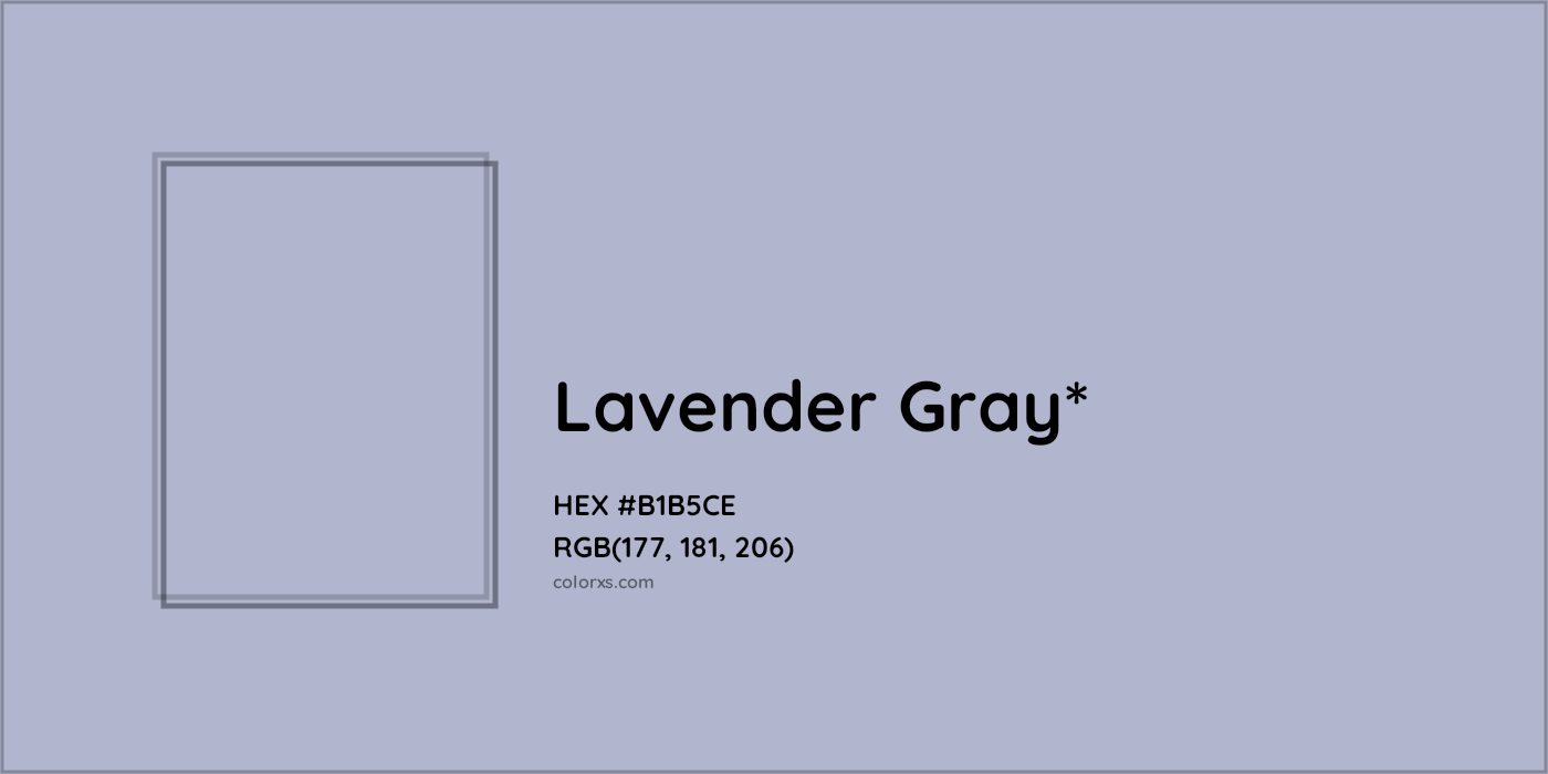 HEX #B1B5CE Color Name, Color Code, Palettes, Similar Paints, Images