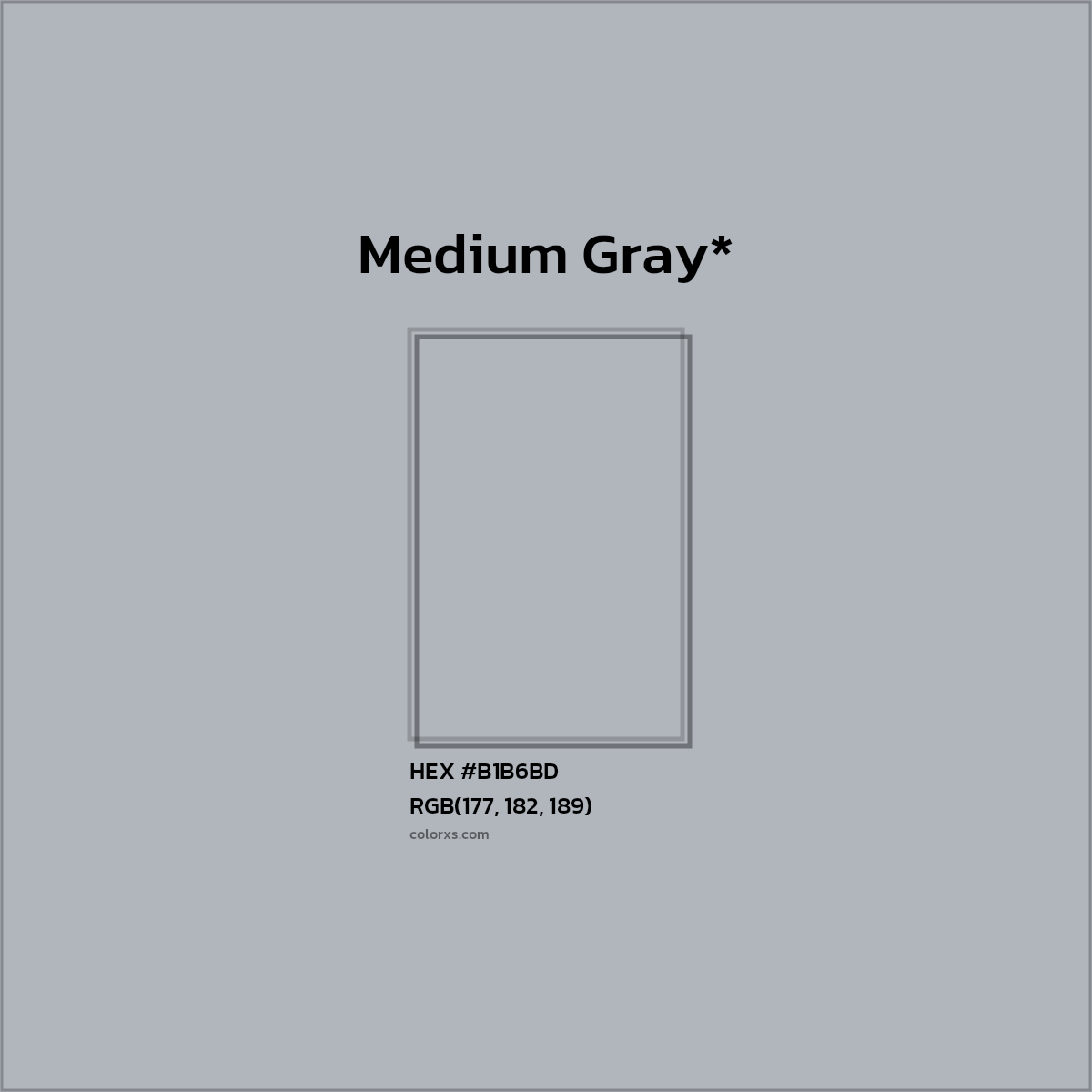 HEX #B1B6BD Color Name, Color Code, Palettes, Similar Paints, Images