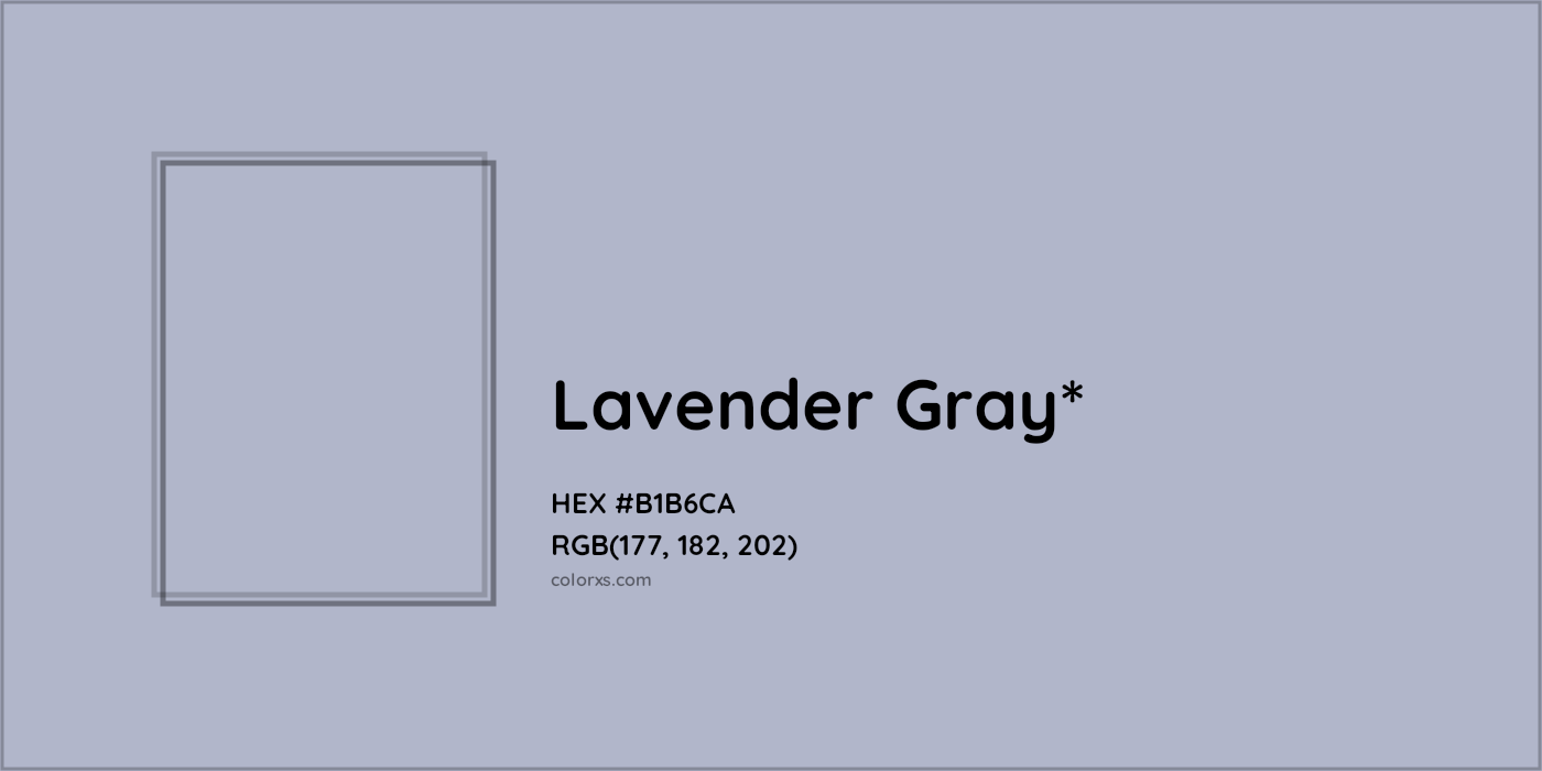 HEX #B1B6CA Color Name, Color Code, Palettes, Similar Paints, Images