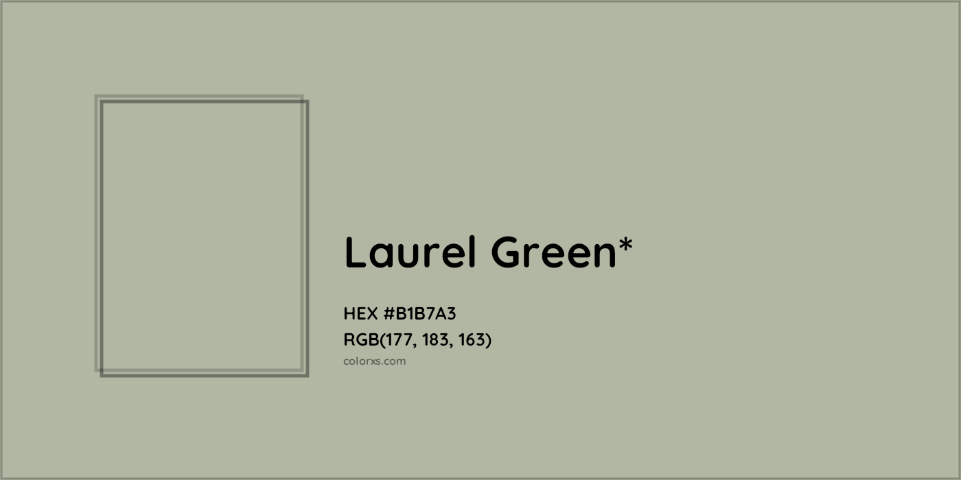 HEX #B1B7A3 Color Name, Color Code, Palettes, Similar Paints, Images
