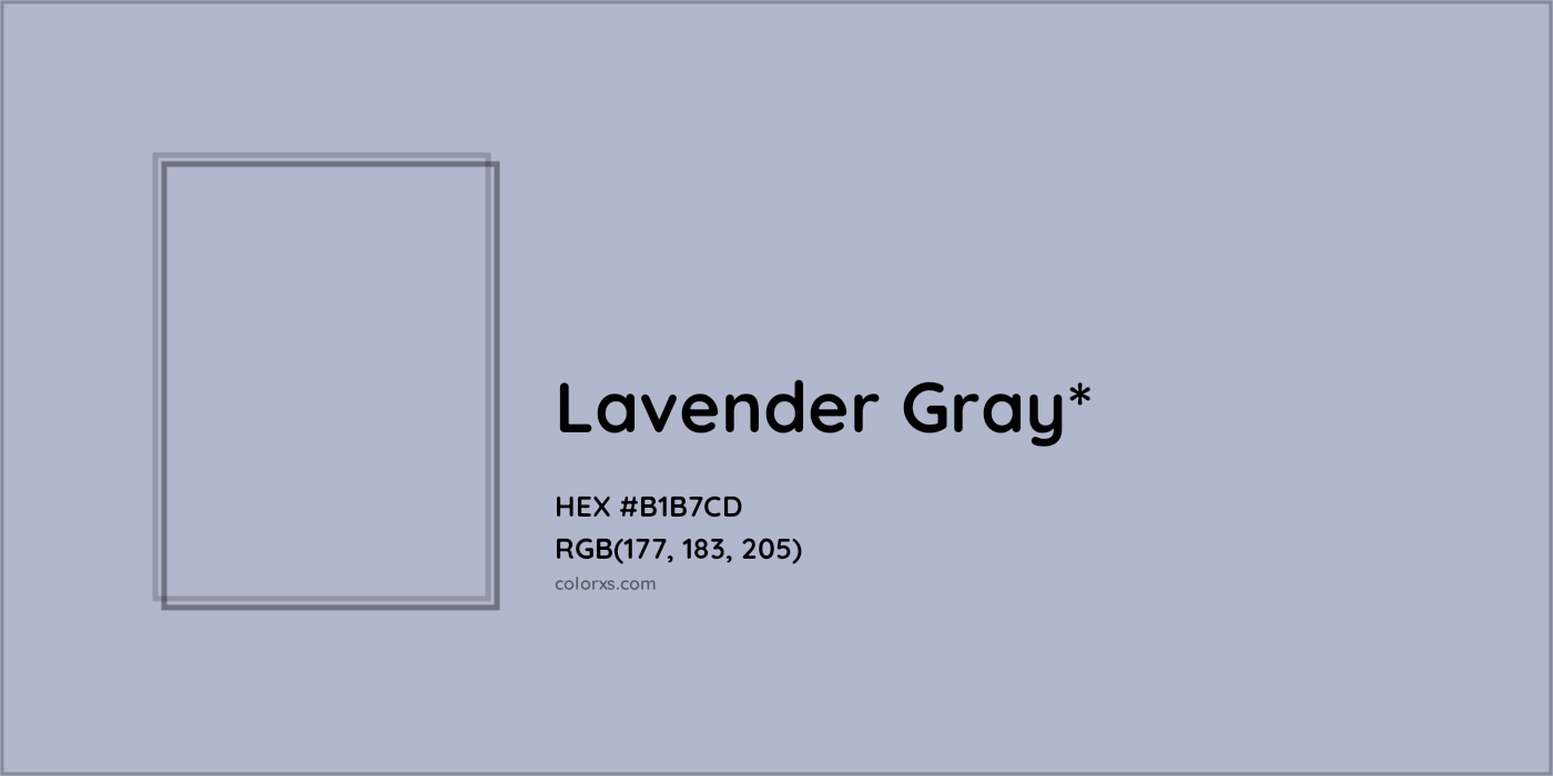 HEX #B1B7CD Color Name, Color Code, Palettes, Similar Paints, Images