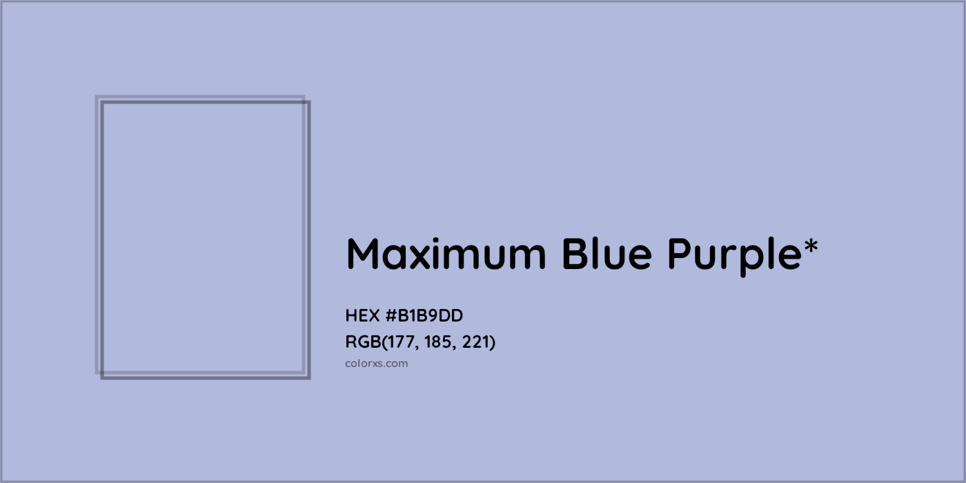 HEX #B1B9DD Color Name, Color Code, Palettes, Similar Paints, Images
