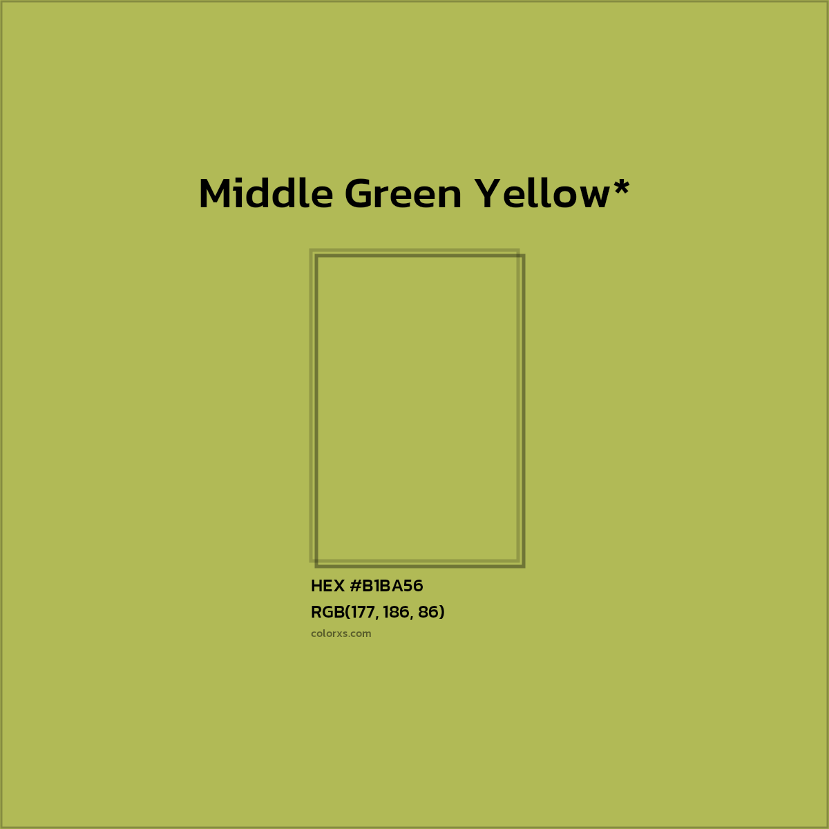 HEX #B1BA56 Color Name, Color Code, Palettes, Similar Paints, Images