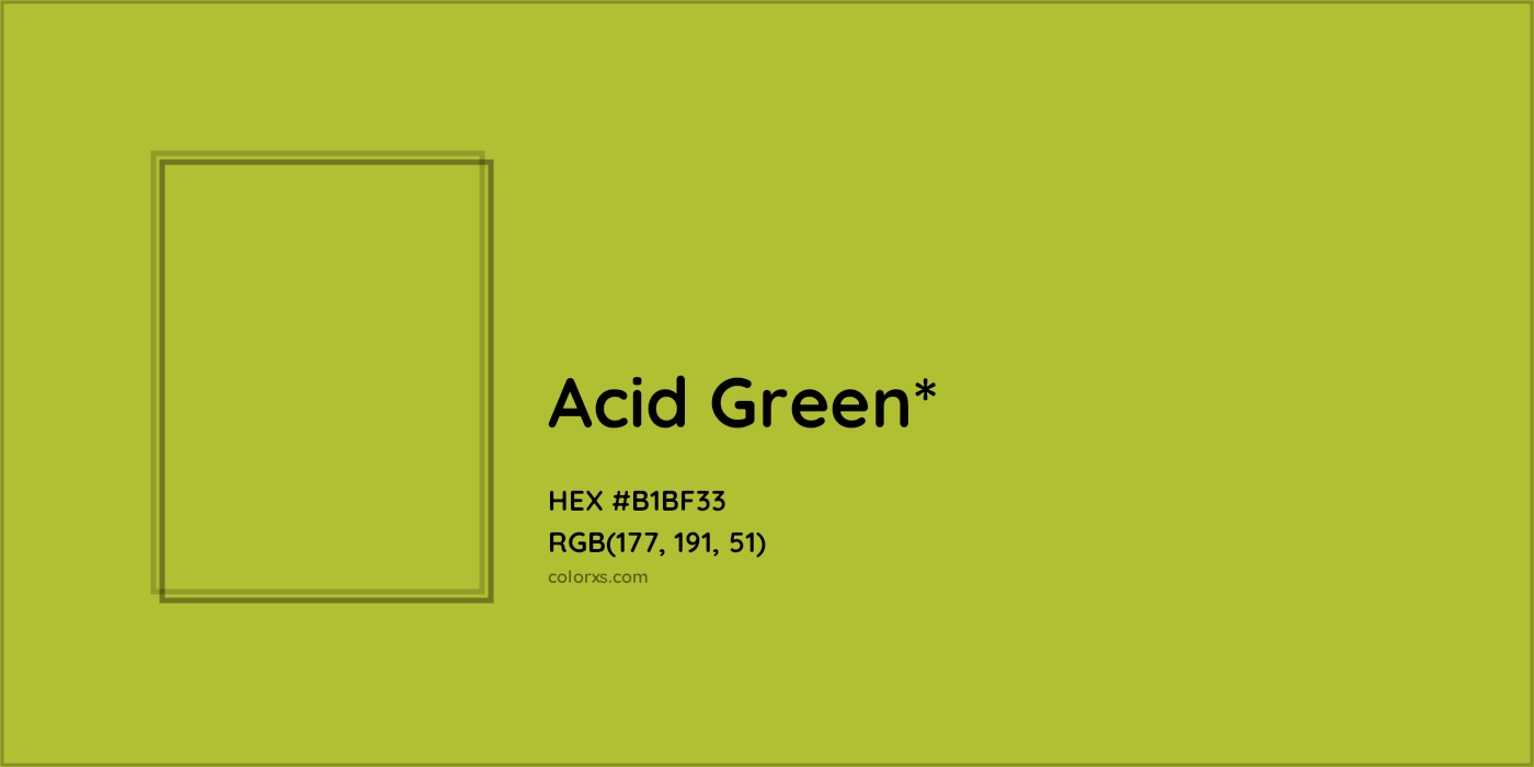 HEX #B1BF33 Color Name, Color Code, Palettes, Similar Paints, Images