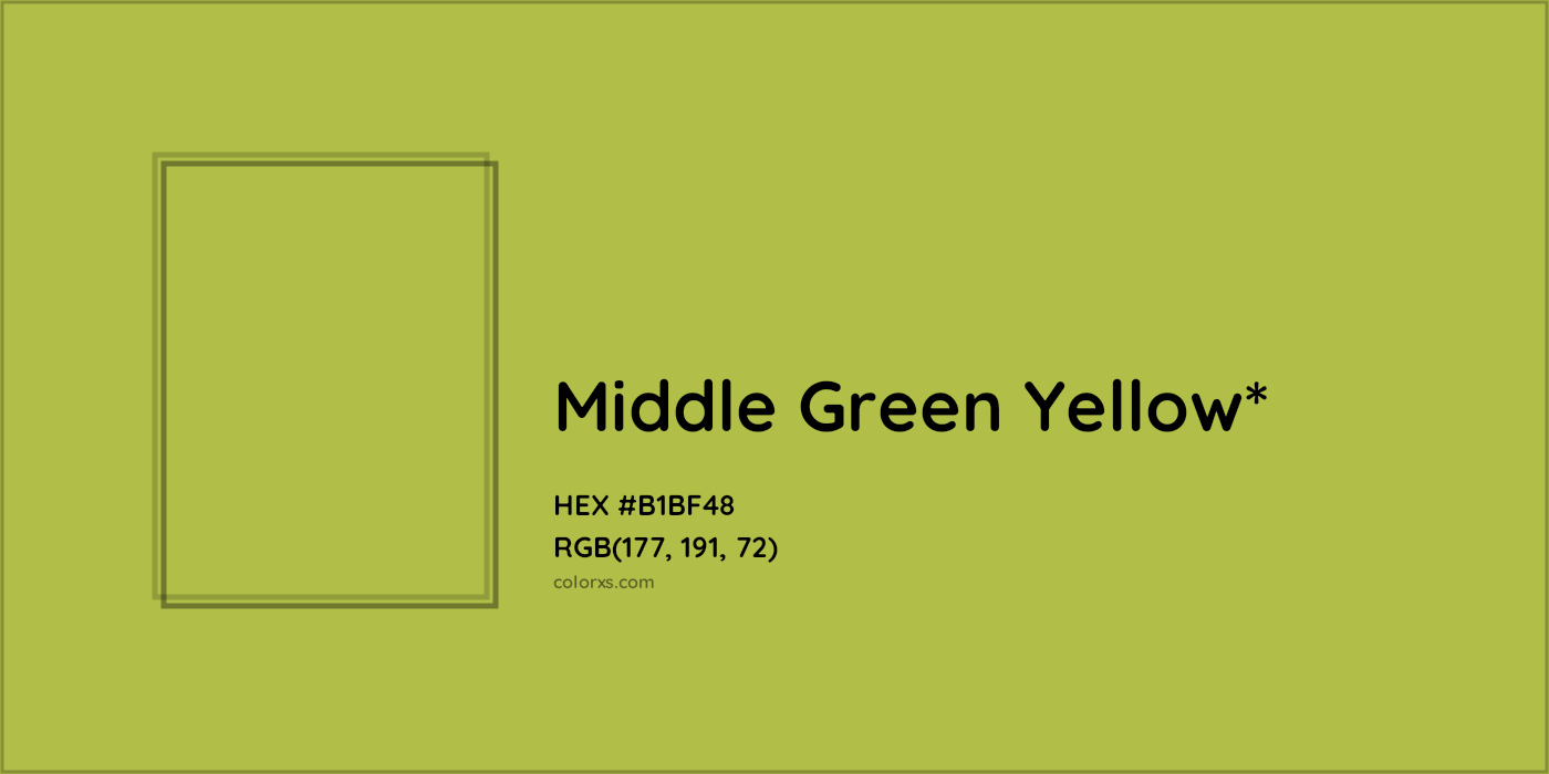HEX #B1BF48 Color Name, Color Code, Palettes, Similar Paints, Images