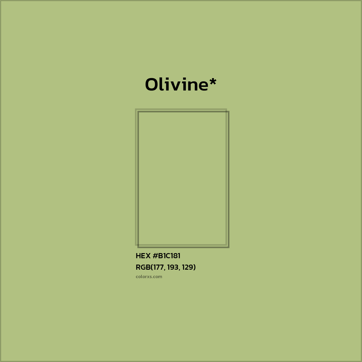 HEX #B1C181 Color Name, Color Code, Palettes, Similar Paints, Images
