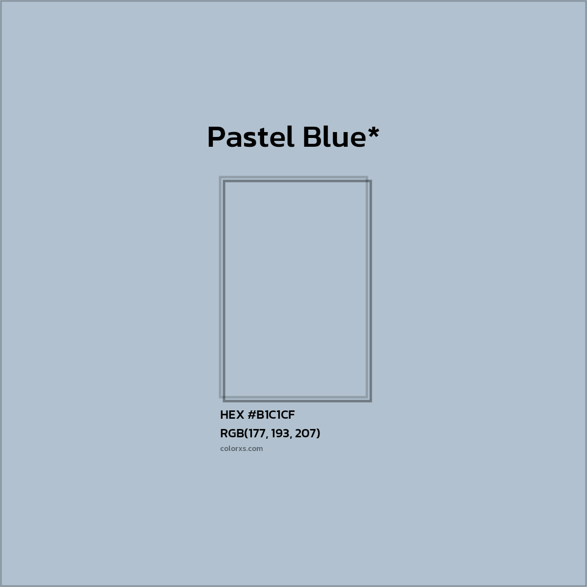 HEX #B1C1CF Color Name, Color Code, Palettes, Similar Paints, Images