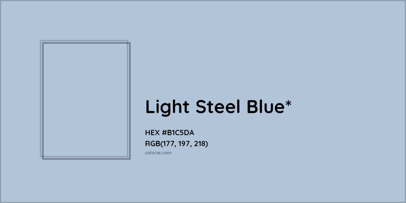 HEX #B1C5DA Color Name, Color Code, Palettes, Similar Paints, Images