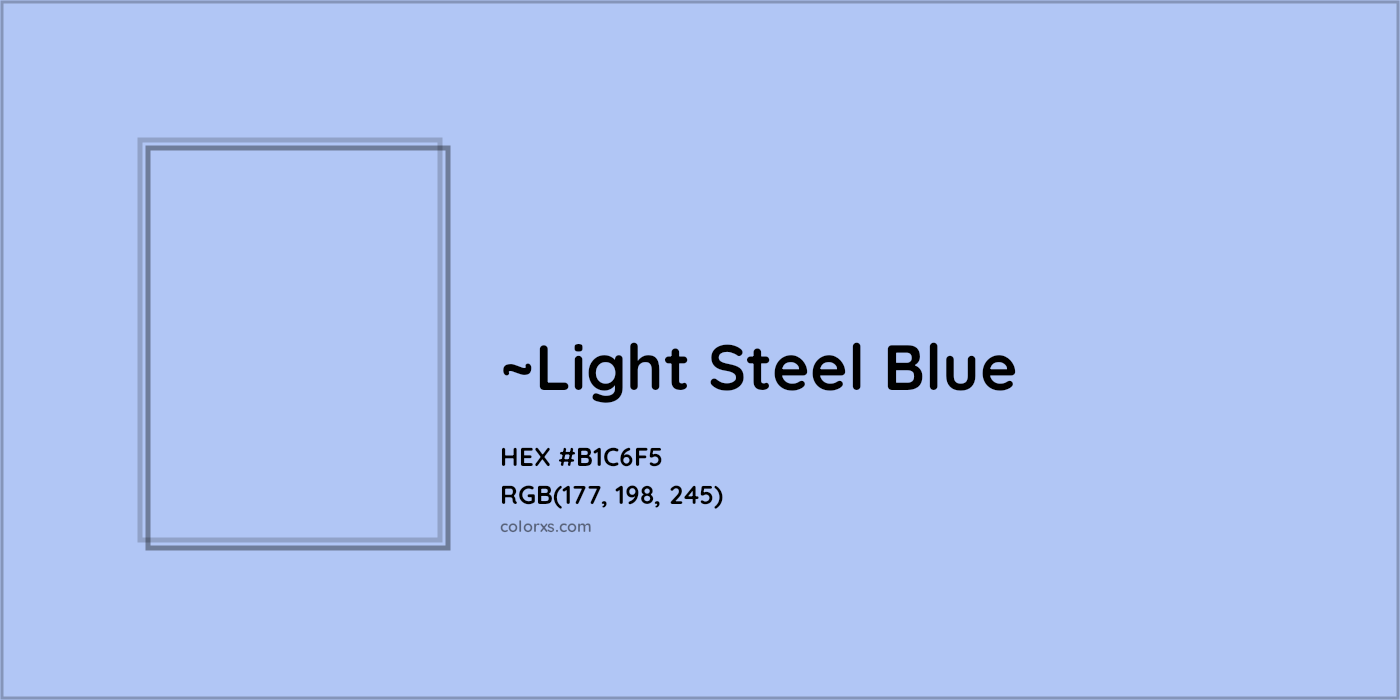 HEX #B1C6F5 Color Name, Color Code, Palettes, Similar Paints, Images