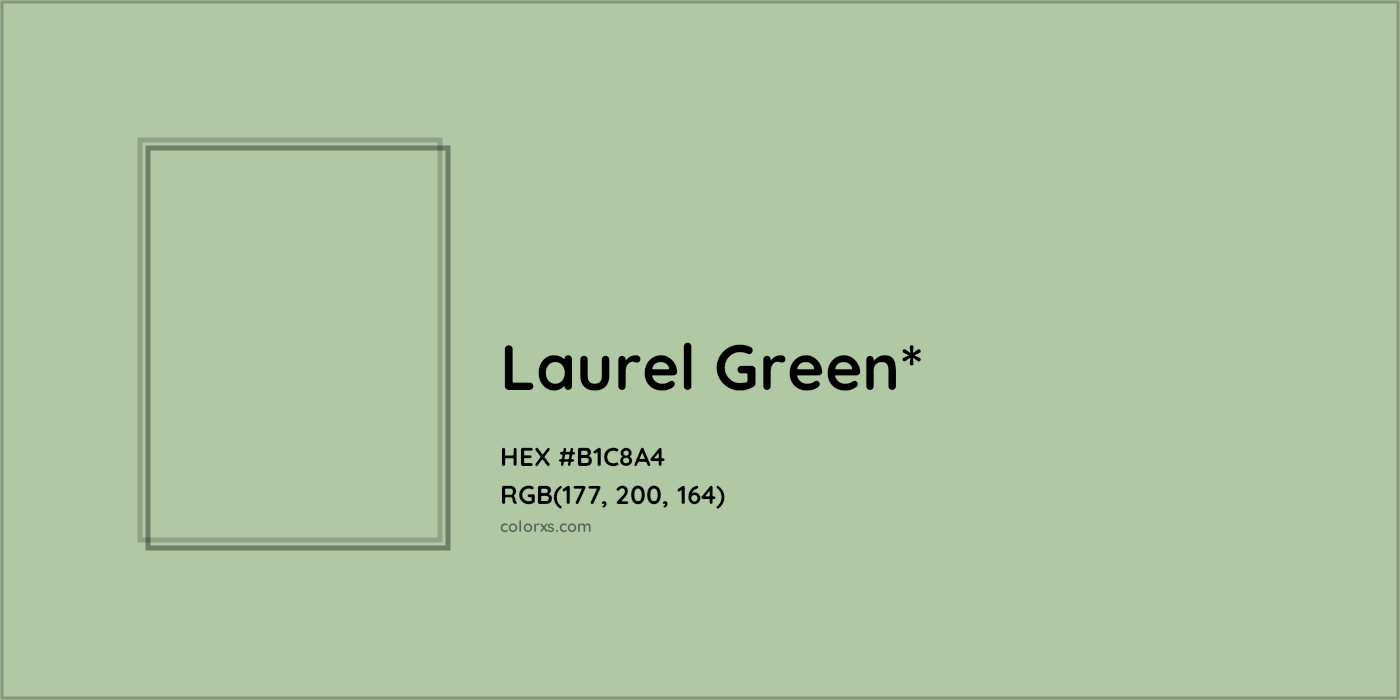 HEX #B1C8A4 Color Name, Color Code, Palettes, Similar Paints, Images