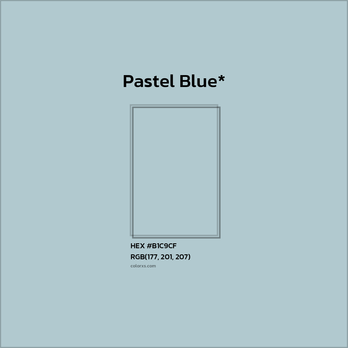 HEX #B1C9CF Color Name, Color Code, Palettes, Similar Paints, Images